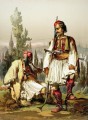 オスマン帝国軍のアルバニア人傭兵 アマデオ・プレツィオージ 新古典主義 ロマン主義